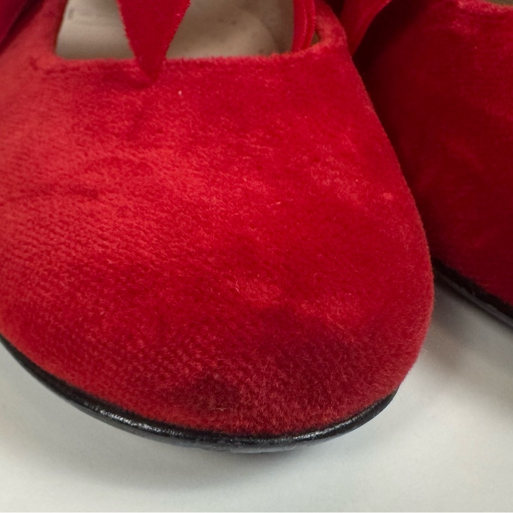 Studio by HOO Red Velvet Flats - Picture 6 of 8